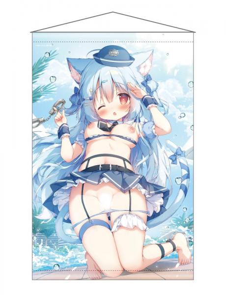 【猫りん堂】桃豆こまもちA （R18）B2Wスエードタペストリー 11月8日受注開始分