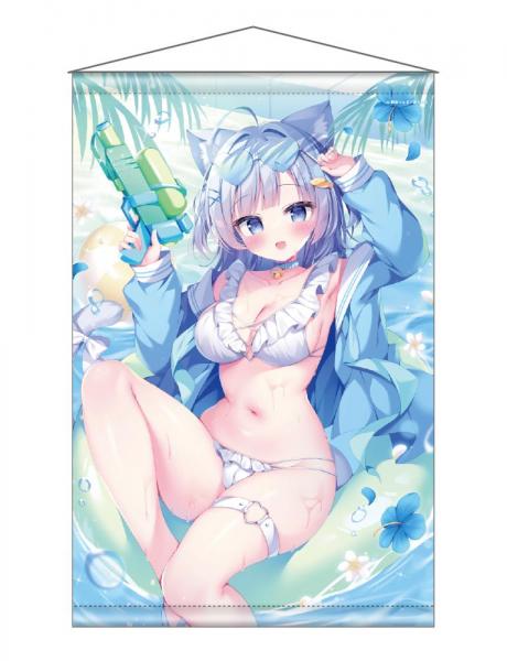 【猫りん堂】桐宮つるぎ B2Wスエードタペストリー 9月12日受注開始分