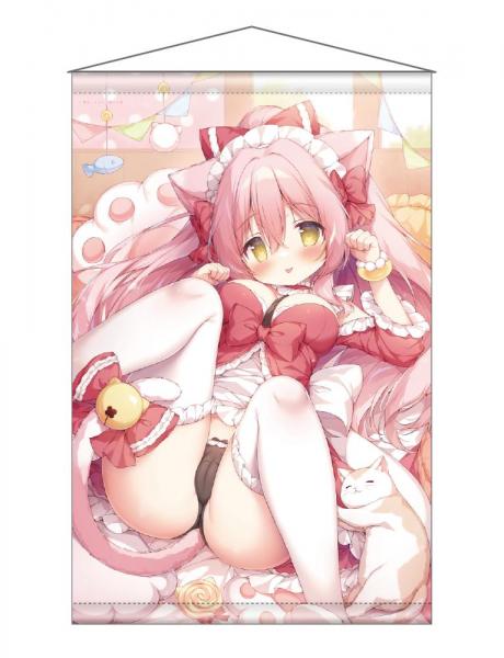 【猫りん堂】桃豆こまもち3（再販） B2Wスエードタペストリー 9月12日受注開始分