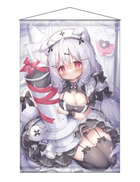 【猫りん堂】桃豆こまもち2（再販） B2Wスエードタペストリー 9月12日受注開始分