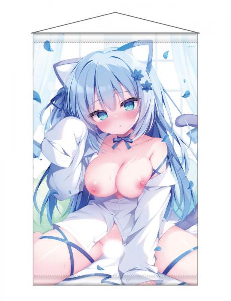 【猫りん堂】桐宮つるぎ (R18)B1Wスエードタペストリー 5月16日受注開始分