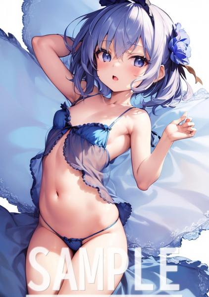 A4サイズ （高画質）ポスター オリジナル アニメ キャラ 同人 水着