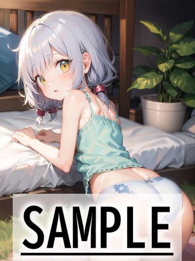 A4サイズ （高画質）ポスター オリジナル アニメ キャラ 同人 水着