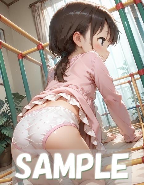 A4サイズ （高画質）ポスター オリジナル アニメ キャラ 同人 水着