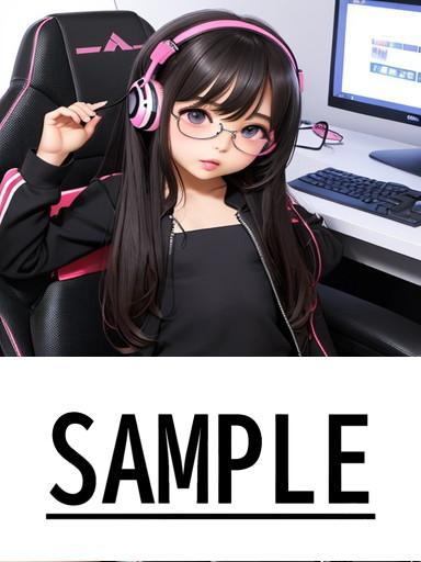 A4サイズ （高画質）ポスター オリジナル アニメ キャラ 同人 水着