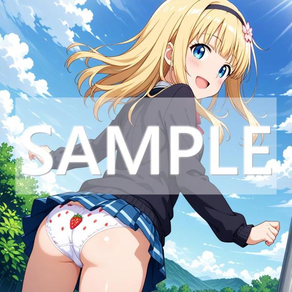 A4サイズ （高画質）ポスター オリジナル アニメ キャラ 同人 水着