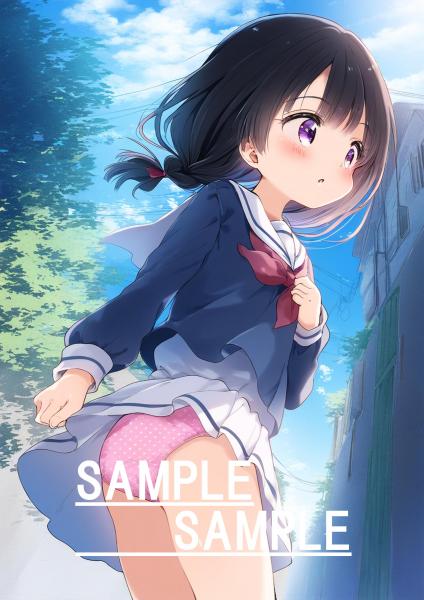 A4サイズ （高画質）ポスター オリジナル アニメ キャラ 同人 水着