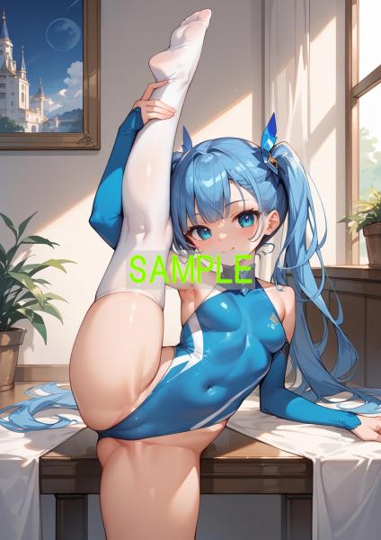 A4サイズ （高画質）ポスター オリジナル アニメ キャラ 同人 水着