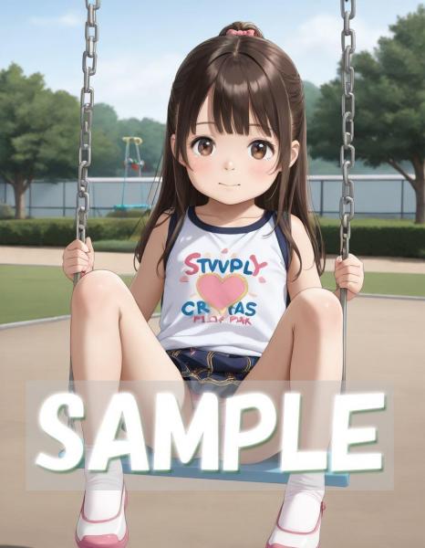 A4サイズ （高画質）ポスター オリジナル アニメ キャラ 同人 水着