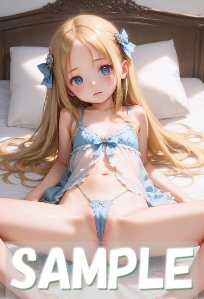 A4サイズ （高画質）ポスター オリジナル アニメ キャラ 同人 水着