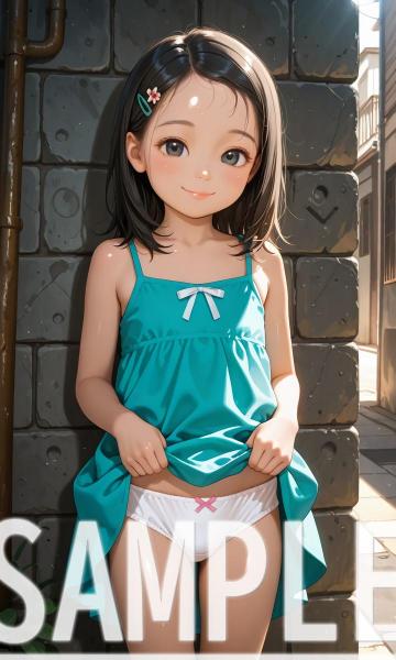 A4サイズ （高画質）ポスター オリジナル アニメ キャラ 同人 水着