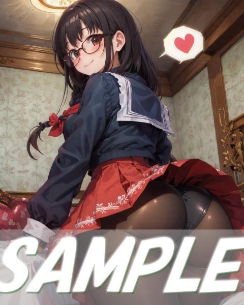 A4サイズ （高画質）ポスター オリジナル アニメ キャラ 同人 水着