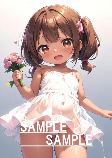 A4サイズ （高画質）ポスター オリジナル アニメ キャラ 同人 水着