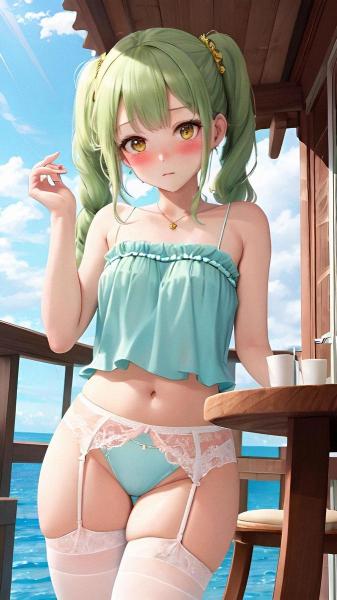 A4サイズ （高画質）ポスター オリジナル アニメ キャラ 同人 水着
