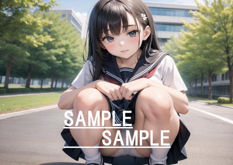 A4サイズ （高画質）ポスター オリジナル アニメ キャラ 同人 水着