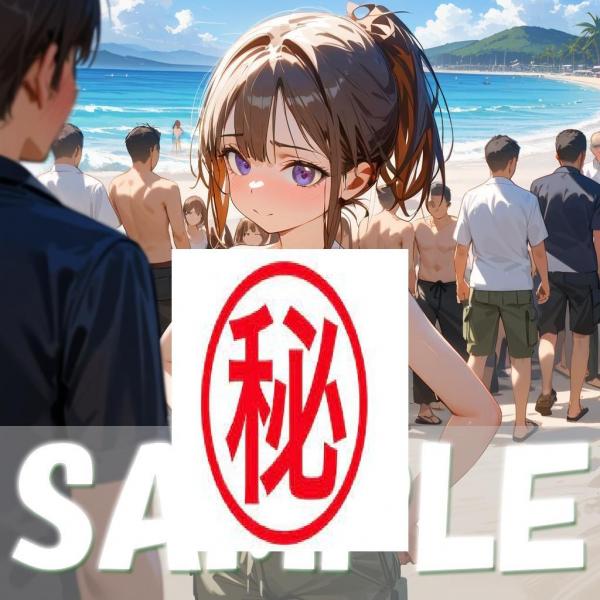 A4サイズ （高画質）ポスター オリジナル アニメ キャラ 同人 水着