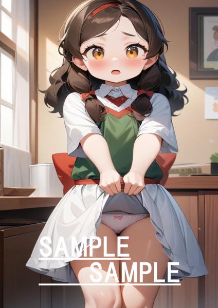A4サイズ （高画質）ポスター オリジナル アニメ キャラ 同人 水着