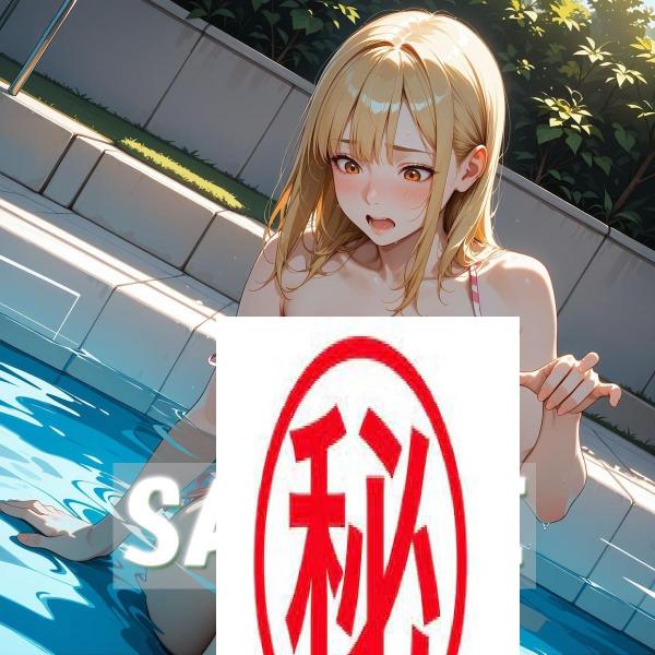 A4サイズ （高画質）ポスター オリジナル アニメ キャラ 同人 水着