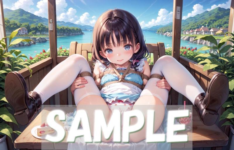 A4サイズ （高画質）ポスター オリジナル アニメ キャラ 同人 水着