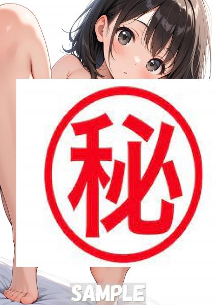 A4サイズ （高画質）ポスター オリジナル アニメ キャラ 同人 水着