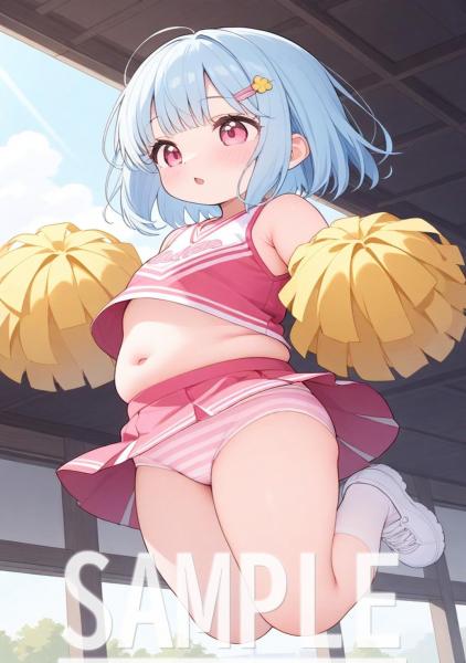 A4サイズ （高画質）ポスター オリジナル アニメ キャラ 同人 水着