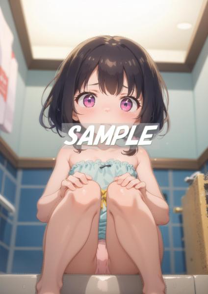 A4サイズ （高画質）ポスター オリジナル アニメ キャラ 同人 水着