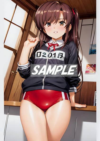 A4サイズ （高画質）ポスター オリジナル アニメ キャラ 同人 水着