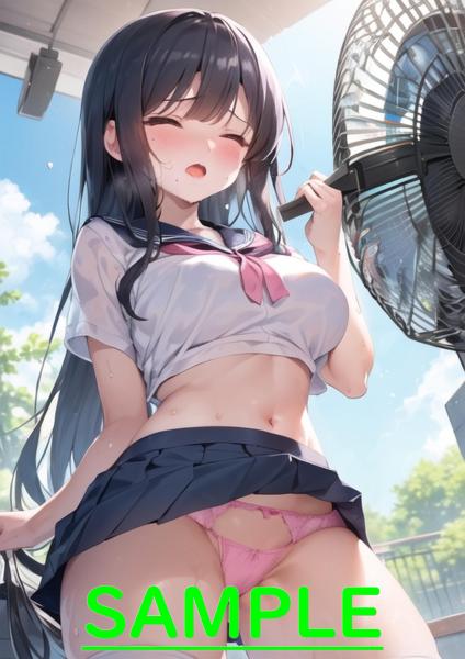 A4サイズ （高画質）ポスター オリジナル アニメ キャラ 同人 水着