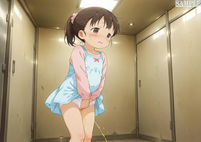 A4サイズ （高画質）ポスター オリジナル アニメ キャラ 同人 水着