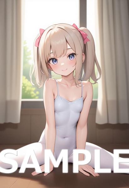 A4サイズ （高画質）ポスター オリジナル アニメ キャラ 同人 水着
