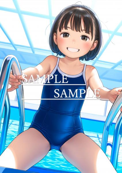 A4サイズ （高画質）ポスター オリジナル アニメ キャラ 同人 水着