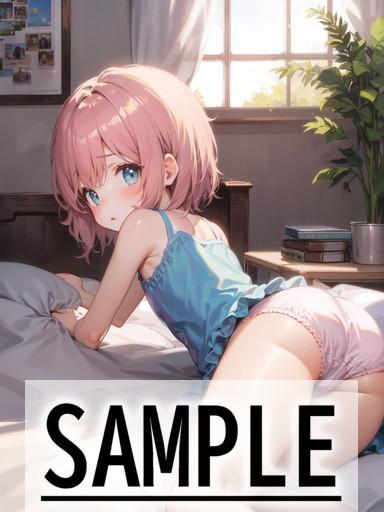 A4サイズ （高画質）ポスター オリジナル アニメ キャラ 同人 水着