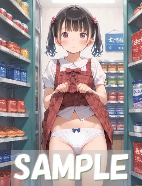 A4サイズ （高画質）ポスター オリジナル アニメ キャラ 同人 水着