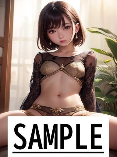 A4サイズ （高画質）ポスター オリジナル アニメ キャラ 同人 水着