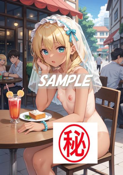 A4サイズ （高画質）ポスター オリジナル アニメ キャラ 同人 水着