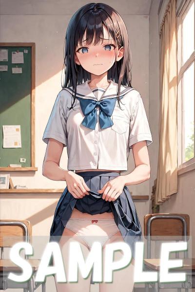 A4サイズ （高画質）ポスター オリジナル アニメ キャラ 同人 水着