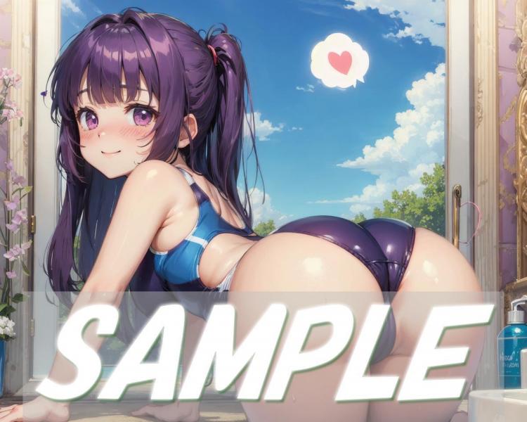 A4サイズ （高画質）ポスター オリジナル アニメ キャラ 同人 水着