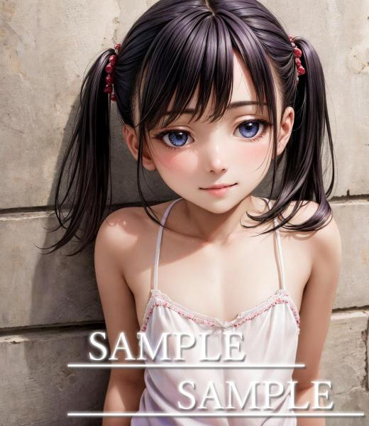 A4サイズ （高画質）ポスター オリジナル アニメ キャラ 同人 水着