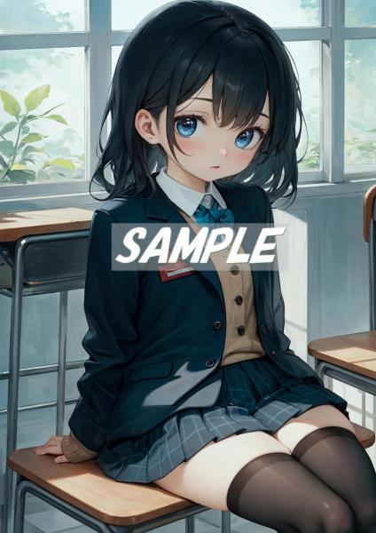 A4サイズ （高画質）ポスター オリジナル アニメ キャラ 同人 水着