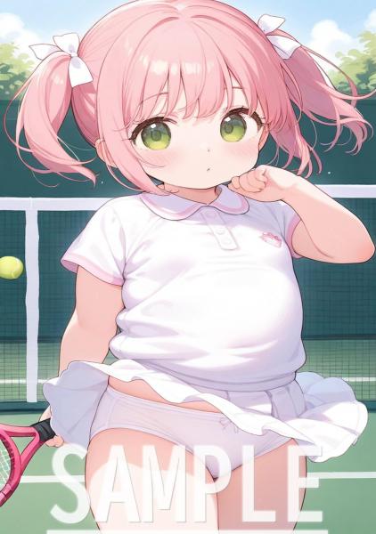 A4サイズ （高画質）ポスター オリジナル アニメ キャラ 同人 水着