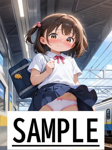 A4サイズ （高画質）ポスター オリジナル アニメ キャラ 同人 水着