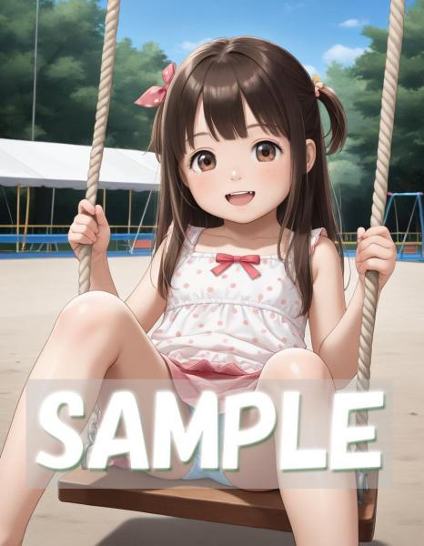 A4サイズ （高画質）ポスター オリジナル アニメ キャラ 同人 水着