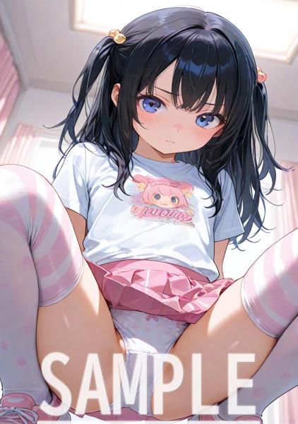 A4サイズ （高画質）ポスター オリジナル アニメ キャラ 同人 水着