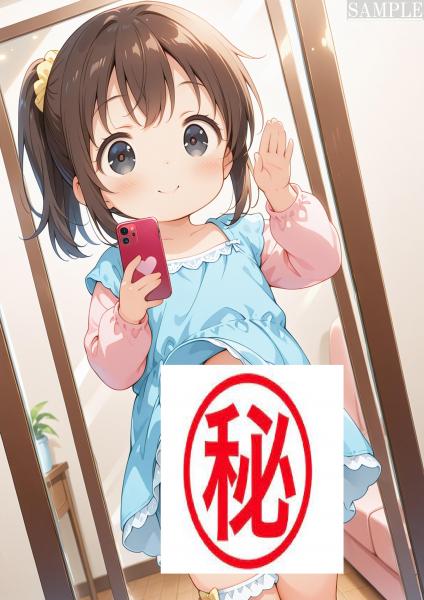A4サイズ （高画質）ポスター オリジナル アニメ キャラ 同人 水着