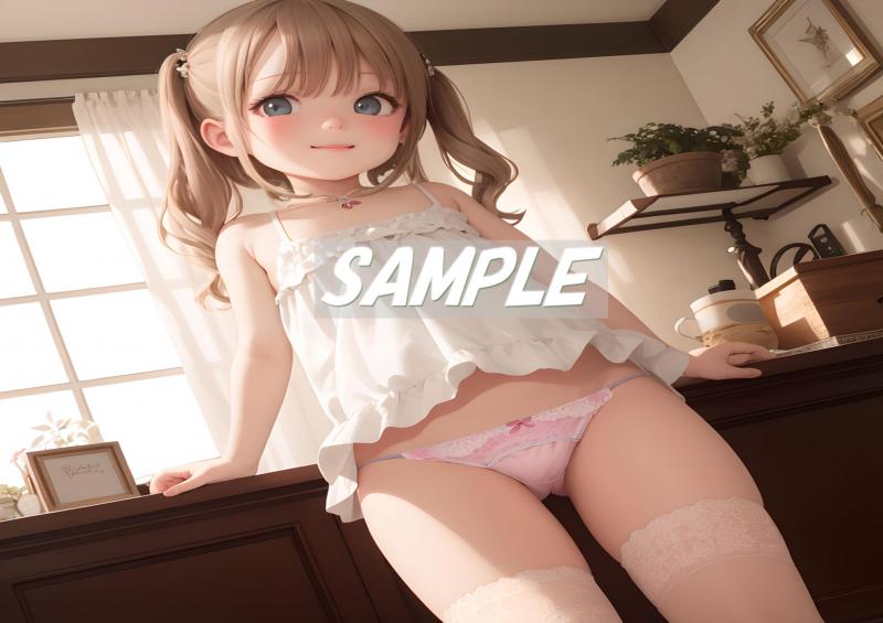 A4サイズ （高画質）ポスター オリジナル アニメ キャラ 同人 水着