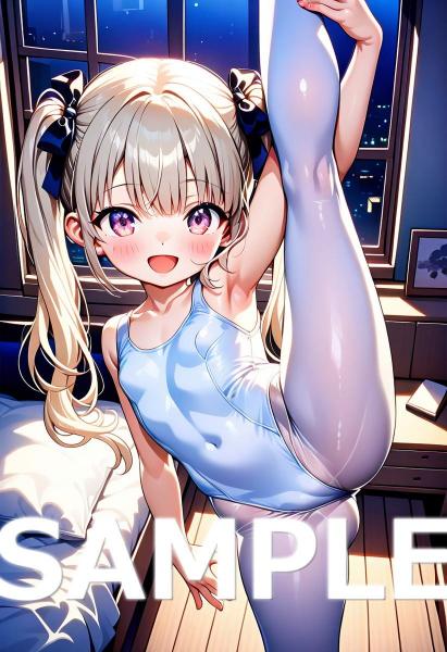 A4サイズ （高画質）ポスター オリジナル アニメ キャラ 同人 水着