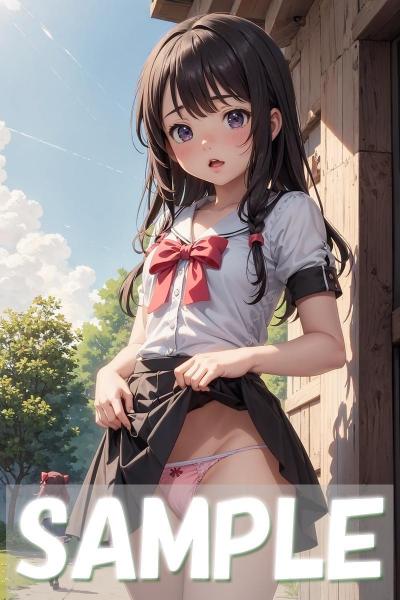 A4サイズ （高画質）ポスター オリジナル アニメ キャラ 同人 水着
