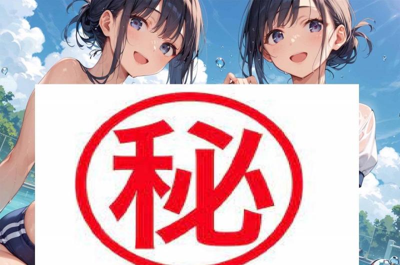 A4サイズ （高画質）ポスター オリジナル アニメ キャラ 同人 水着