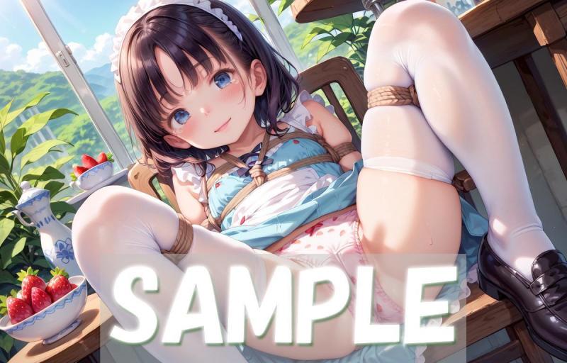 A4サイズ （高画質）ポスター オリジナル アニメ キャラ 同人 水着