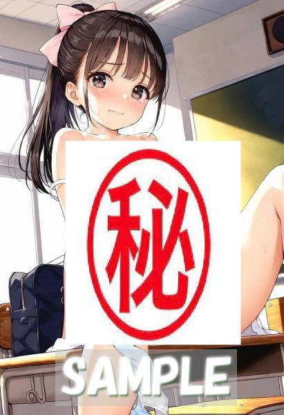A4サイズ （高画質）ポスター オリジナル アニメ キャラ 同人 水着
